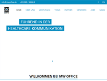 Tablet Screenshot of mwoffice.de